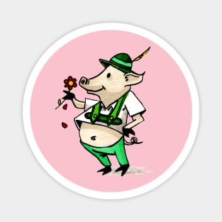 Tyrolean Pig Magnet